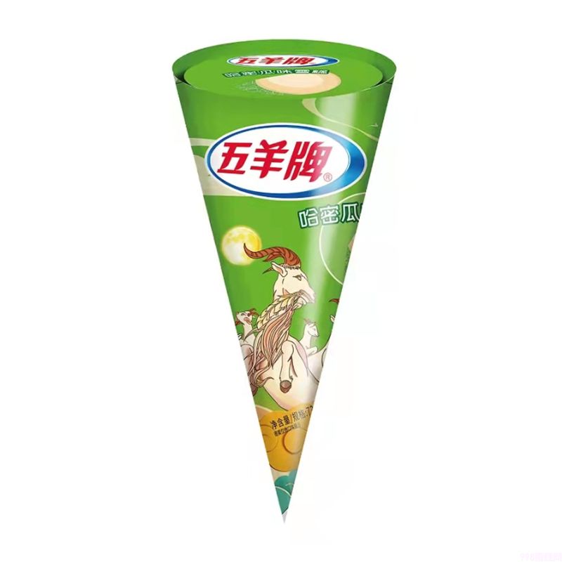 五羊甜筒雪糕批發哈密瓜味 73g 12支(1)
